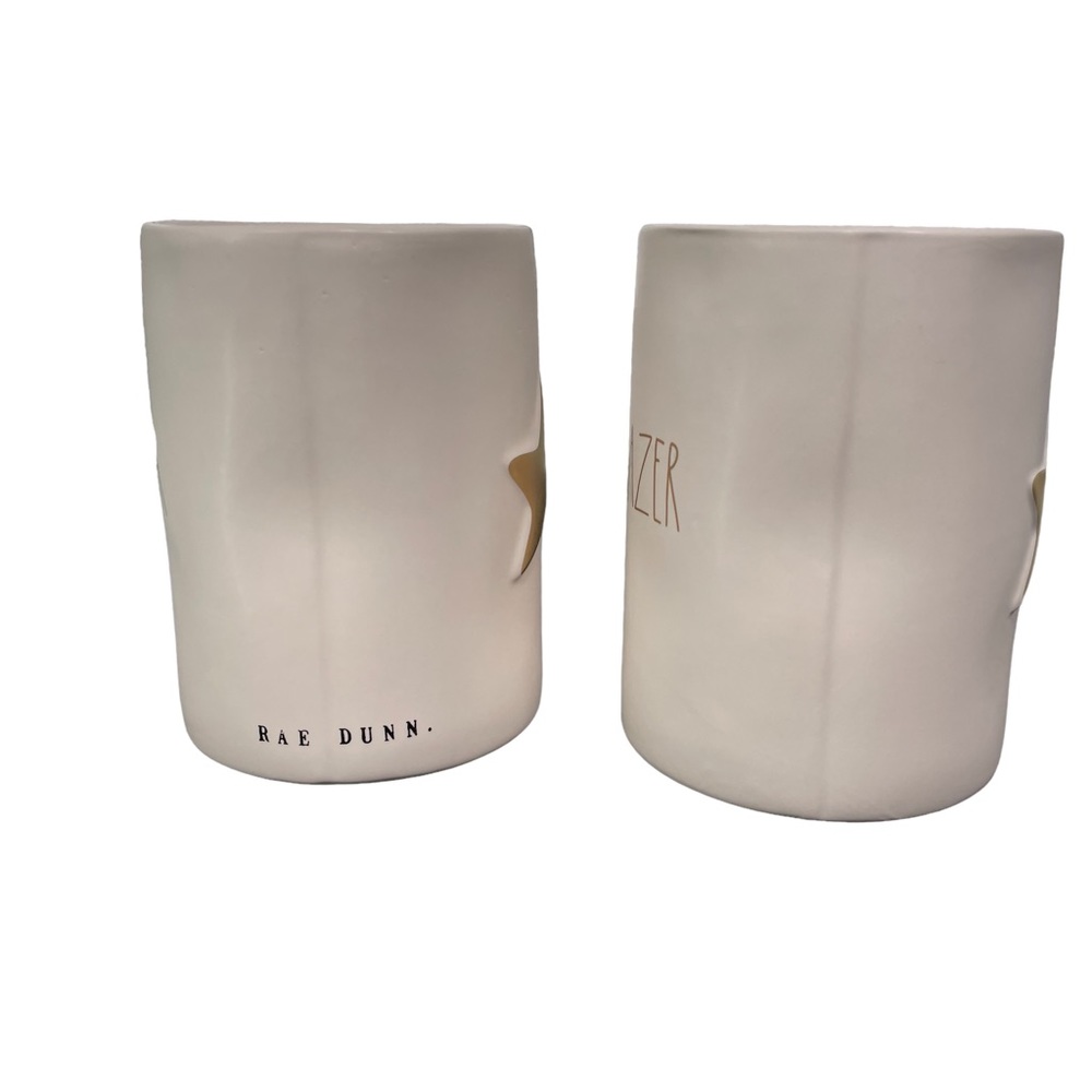 Rae Dunn Scented Candles 2 Stargazer Midnight Orchid gold star ceramic jar - Picture 4 of 9